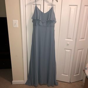 Dusty blue Jane convertible dress